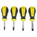 4pc Stubby Screwdriver Set 
